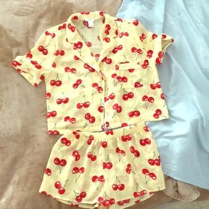 Cherry pajama set